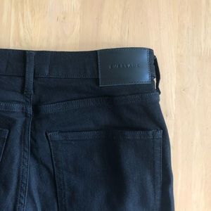 Everlane High Waisted Skinny Jeans Ankle Black